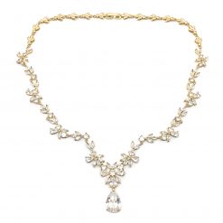 Verona – Gold Diamond Pendant