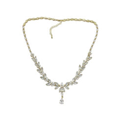 Brenda-diamond pendant necklace