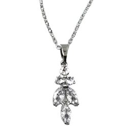 Misty-Crystal bridal necklace