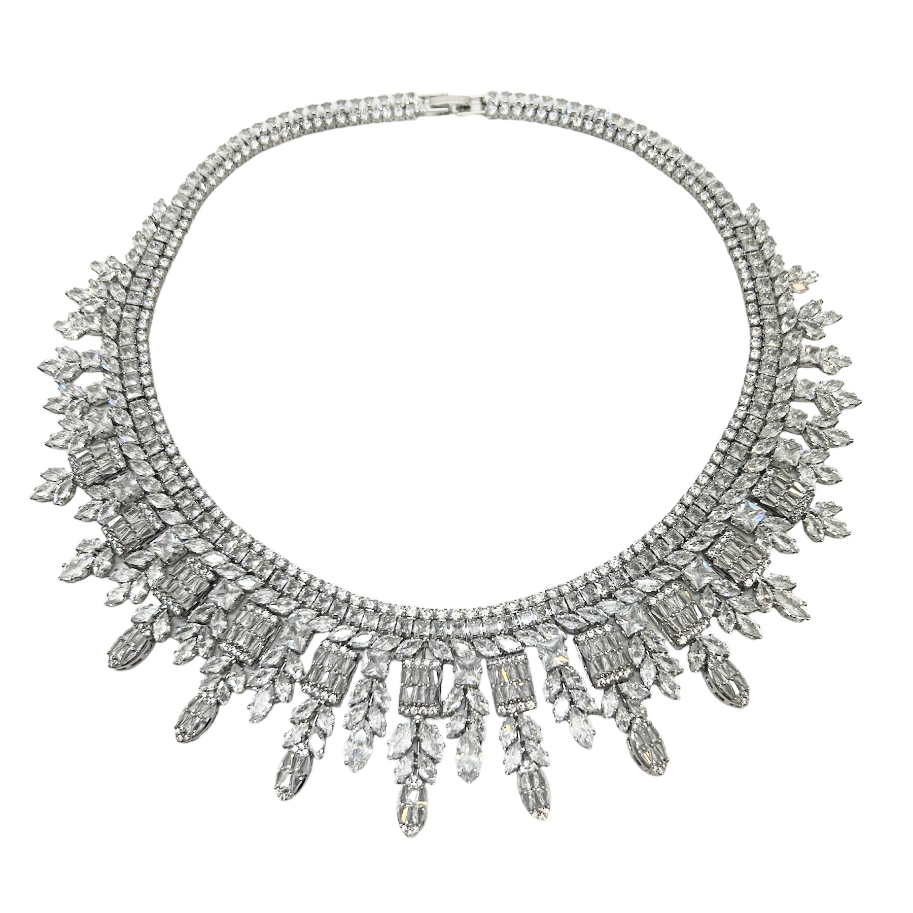 Statement crystal bridal necklace - Vivia | Jeanette Maree