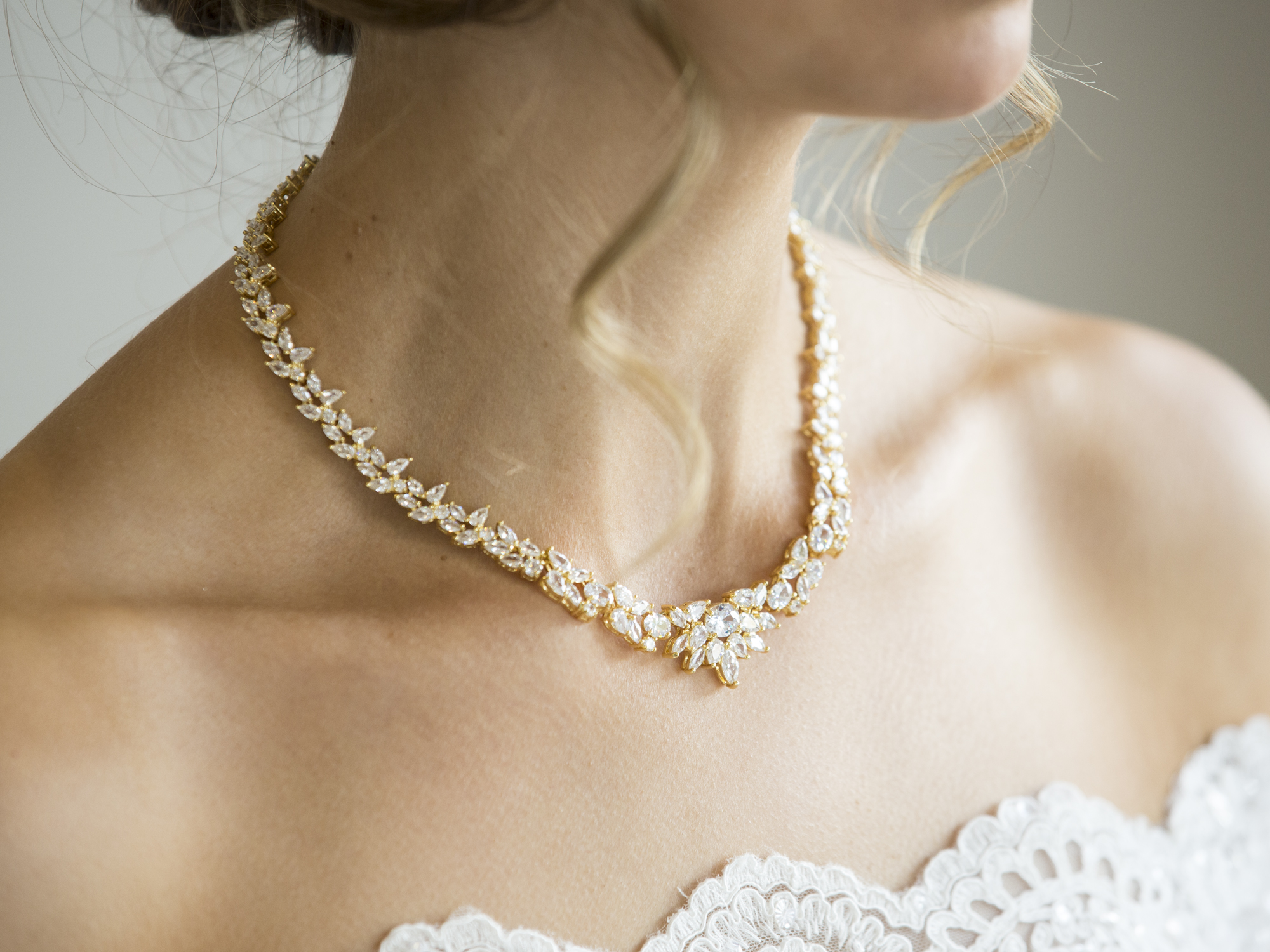 gold necklace for marriage| Aulora I Jeanette Maree|Shop online now