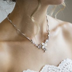 Autumn – Diamond and Pearl Necklace