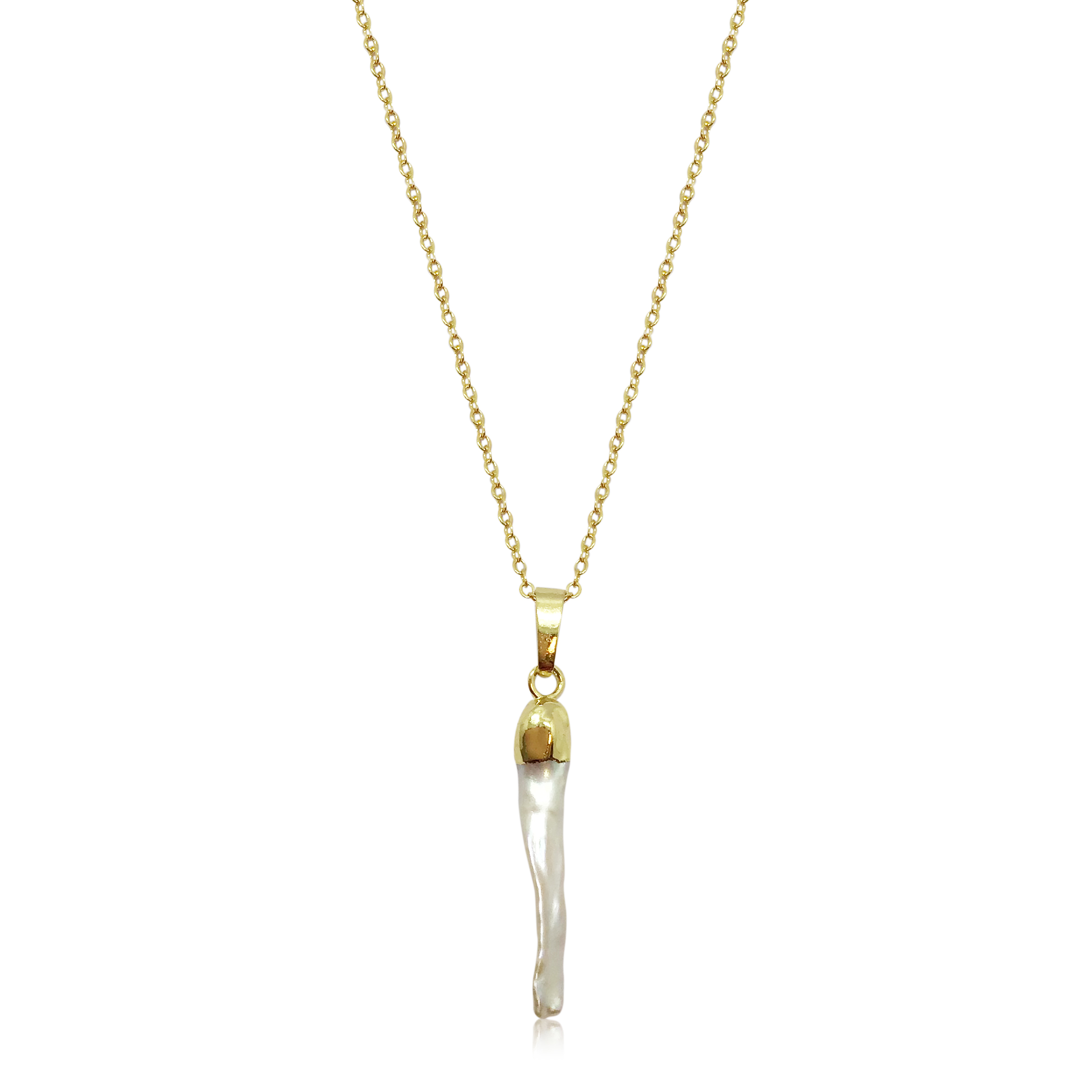 Fresh Water Pearl Gold Pendant - Annie | Jeanette Maree
