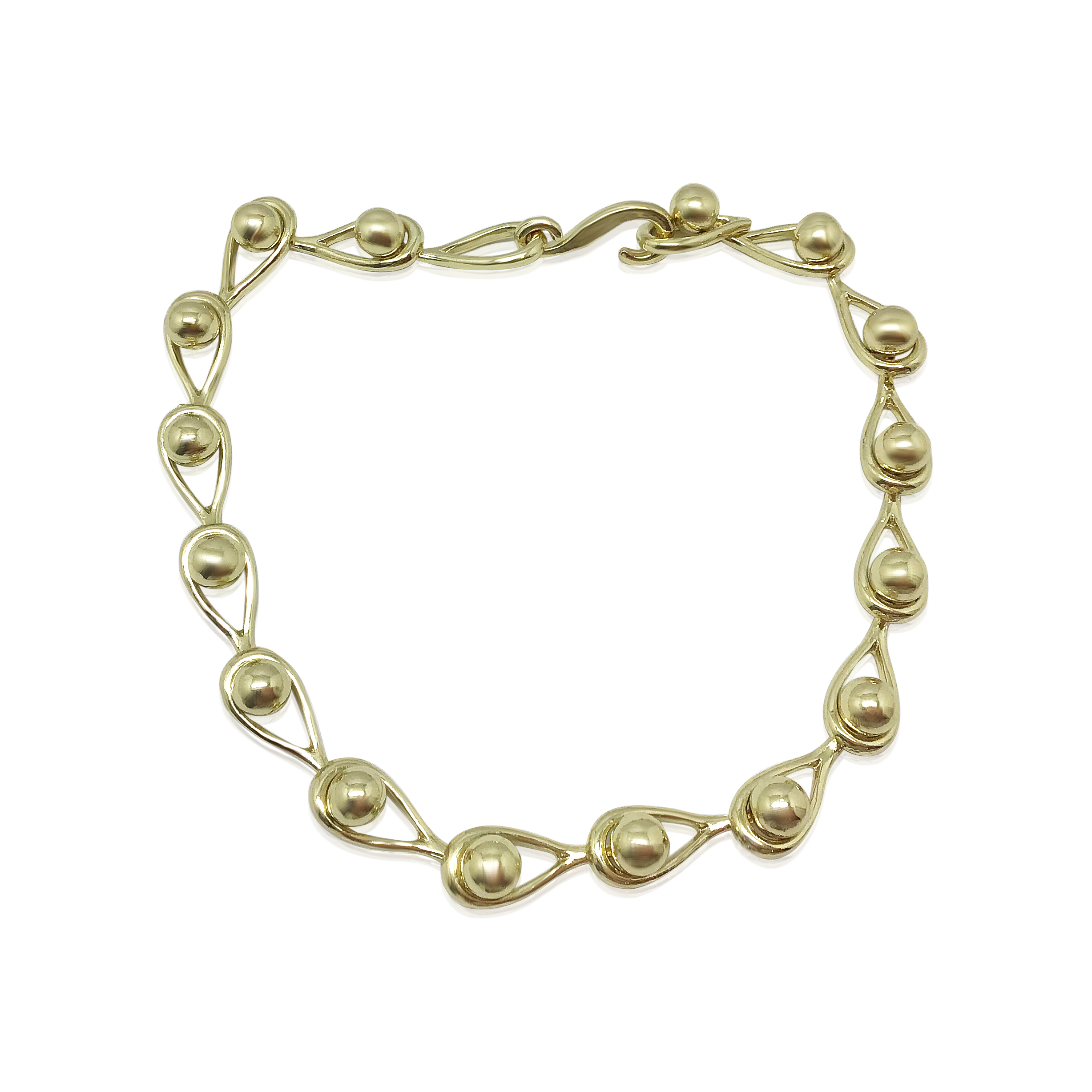 Modern Gold Loop Necklace - Isla | Jeanette Maree