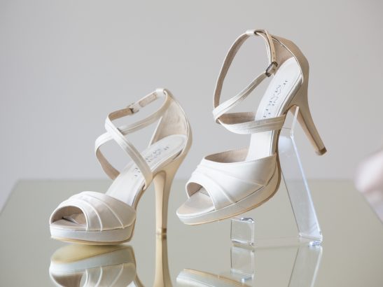 Platform wedding shoes for bride | Nadia IJeanette Maree