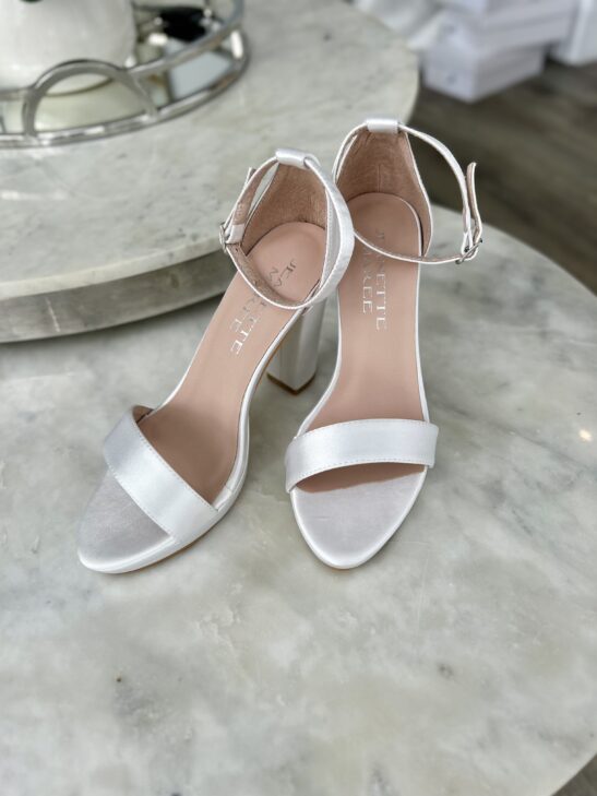 Bridal Shoes Block Heel|Natalie|Jeanette Maree|Shop Online Now
