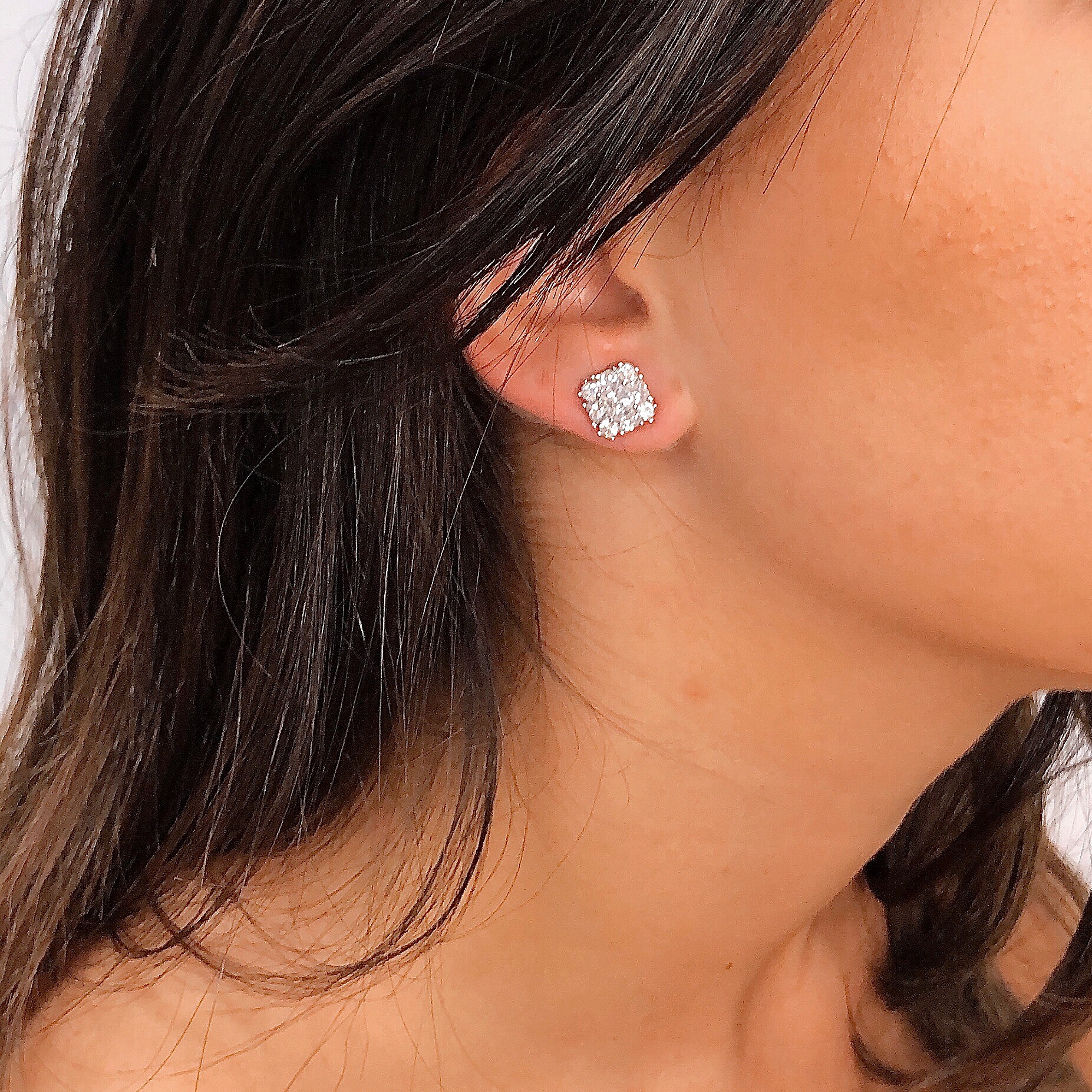 Simple diamond earrings studs|Roux|Jeanette Maree|Shop Online Now