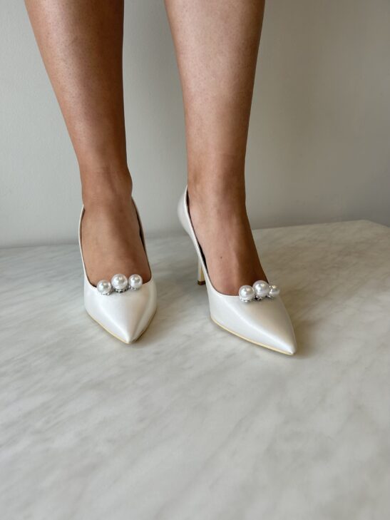 Pearl Bridal Shoes|Rachel|Jeanette Maree|Shop Online Now