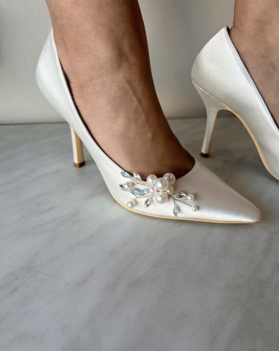 Shoes with Pearls for Wedding|Allie|Jeanette Maree
