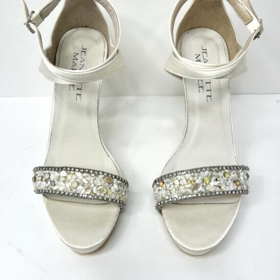 crystal bridal shoe