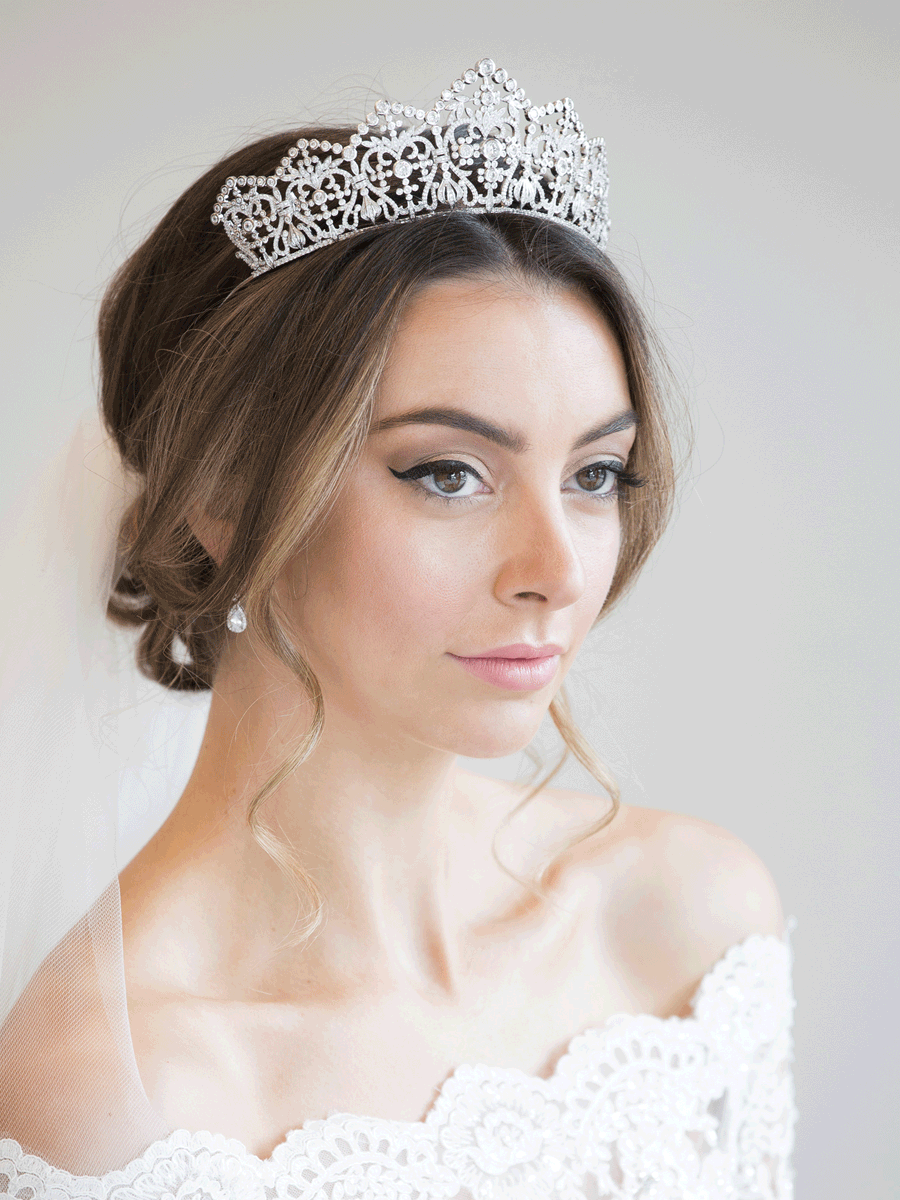 Bridal Tiara | Bridal Hairpiece for front of hair | Jeanette Maree Melbourne